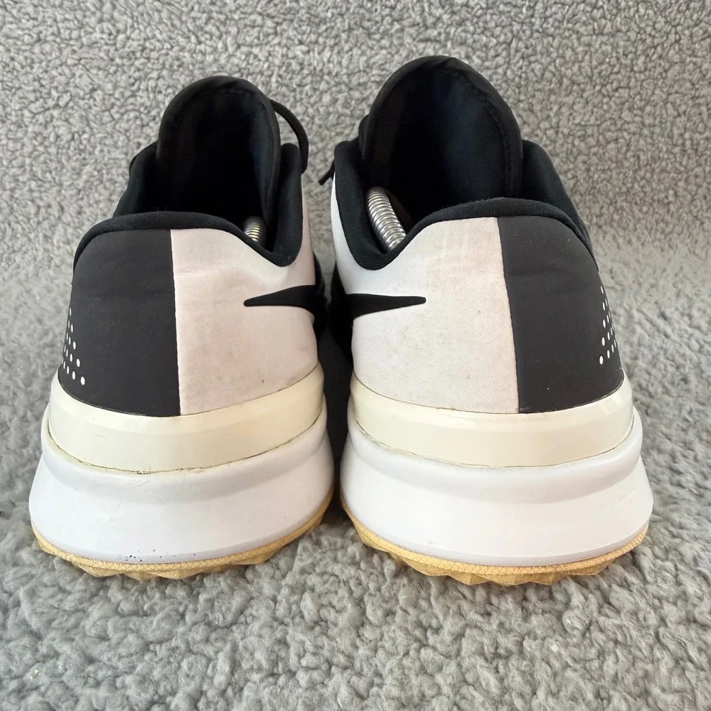 Nike Fi Flex Turf Golf Shoes Mens size 11 Black White 849960 Spikeless Sneakers‎